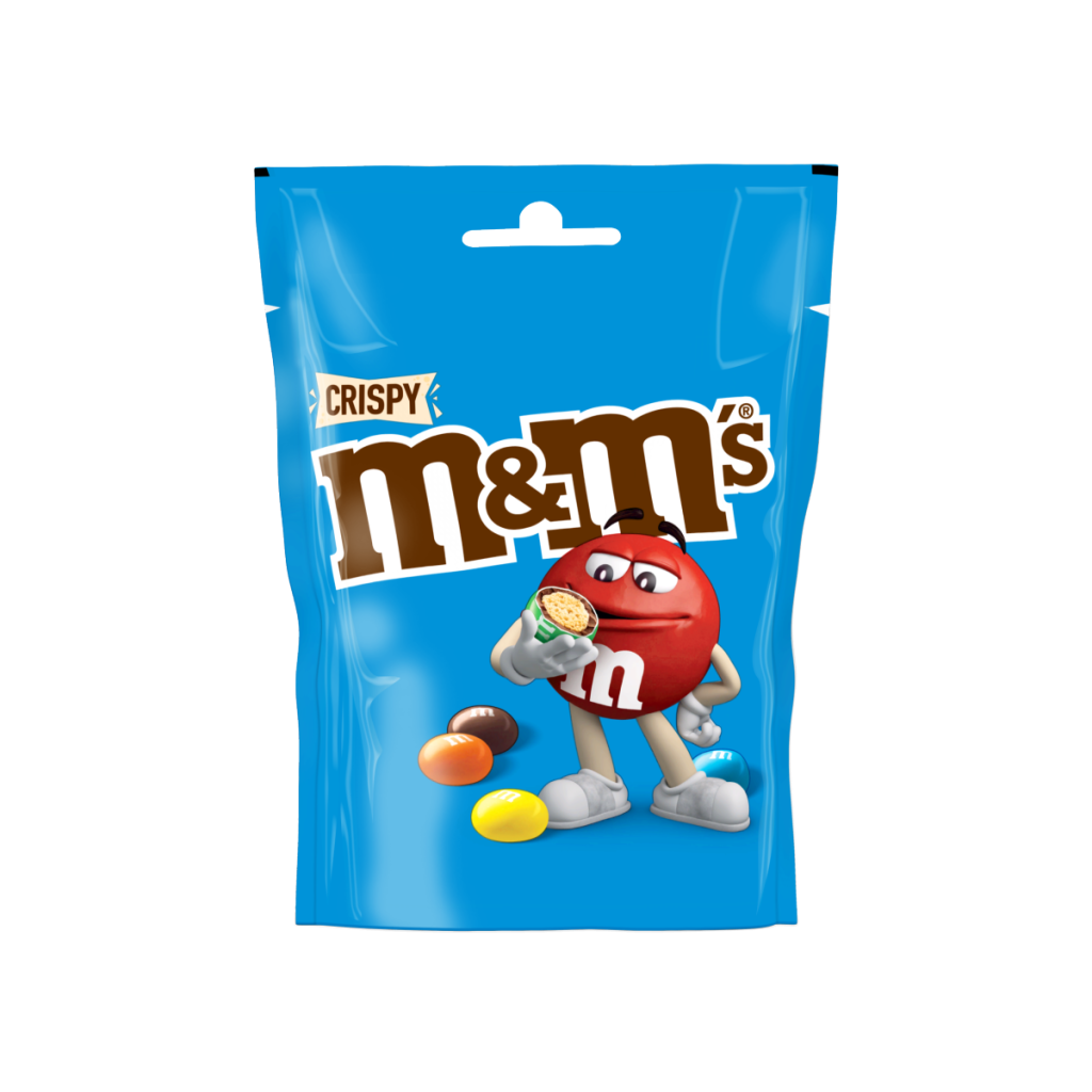 M&M’s Crispy Chocolate Pouch Bag 107g