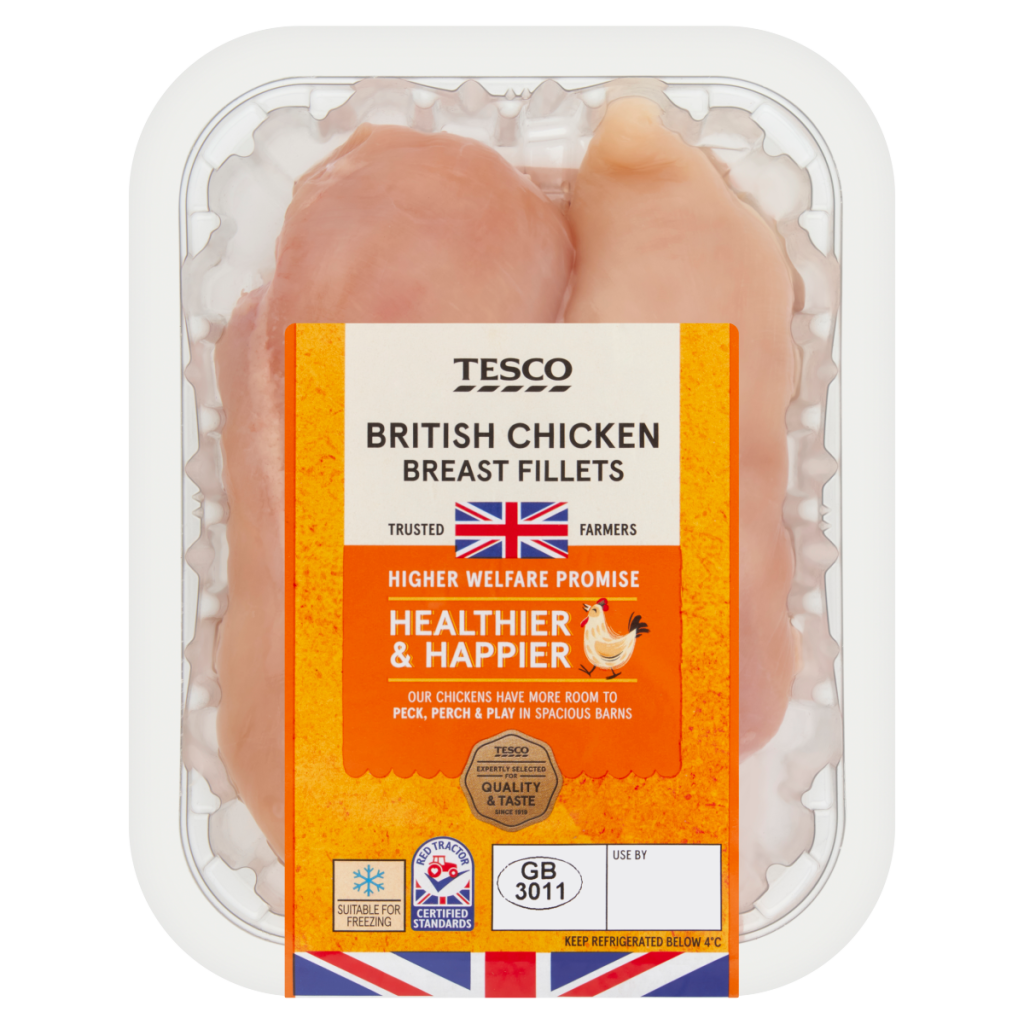 Tesco British Chicken Breast Fillets 320g