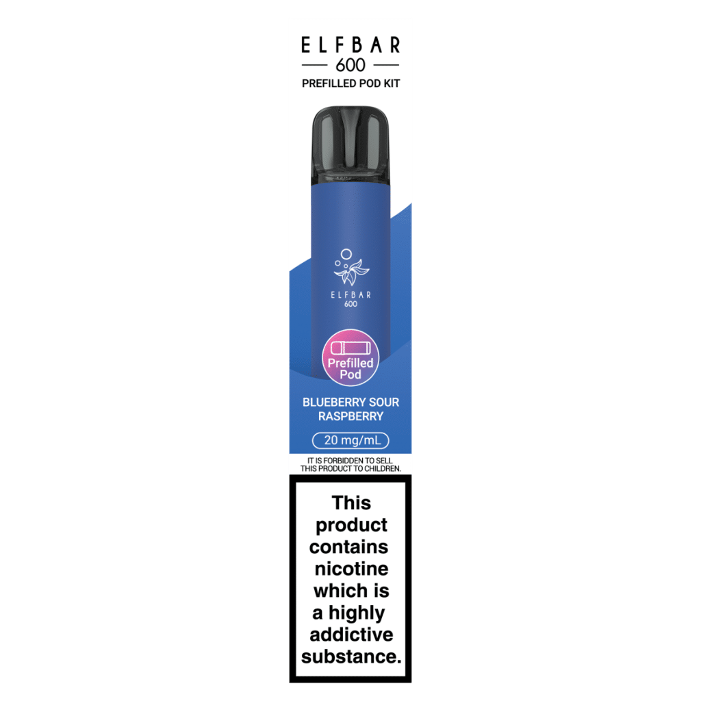 Elfbar 600 Blueberry Sour Raspberry Prefilled Pod Kit 20mg/ml