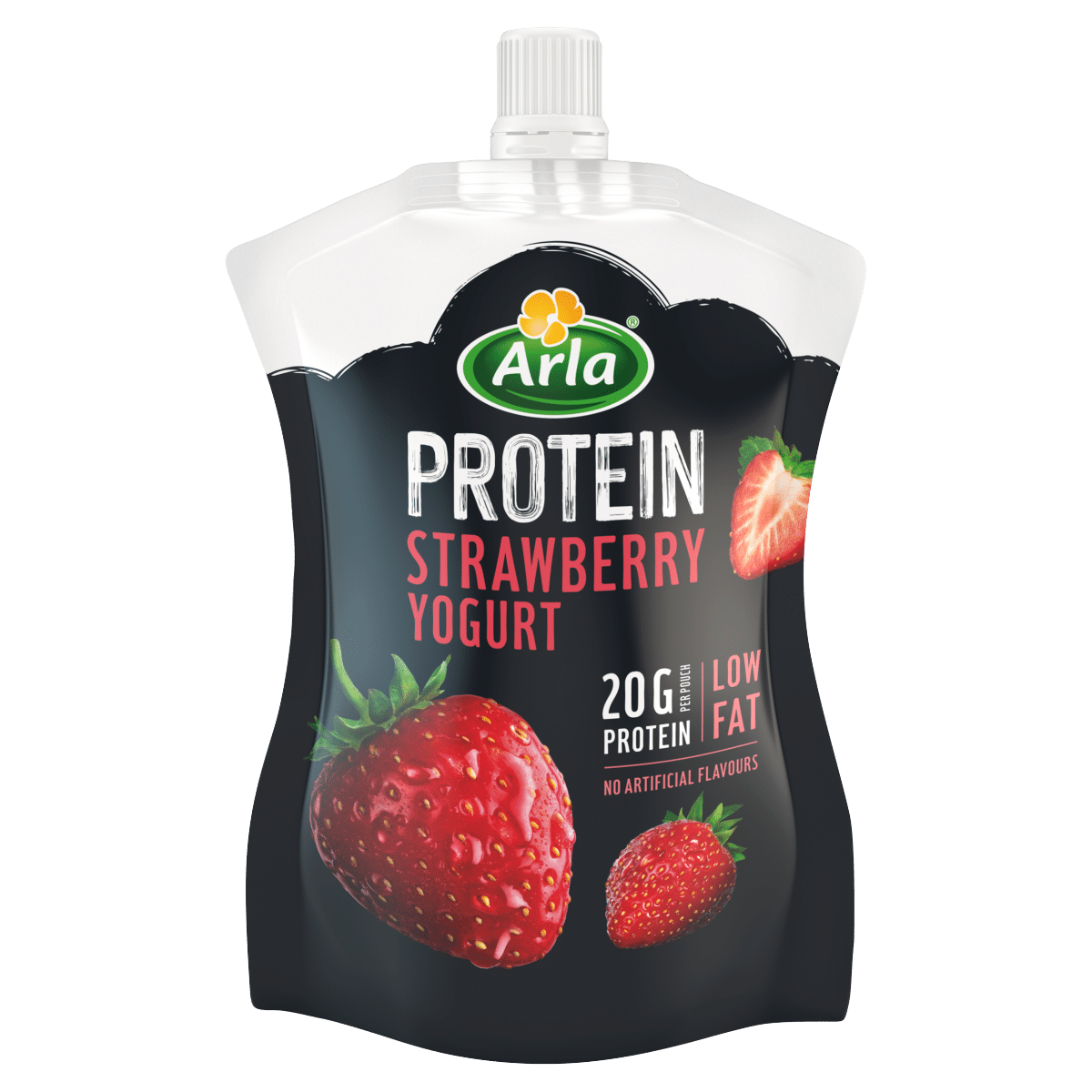 Arla Protein Strawberry Yogurt Pouch 200g