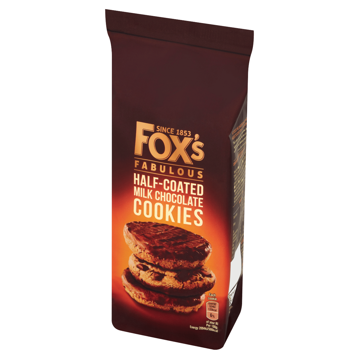 Fox’s Fabulous Half-Coated Milk Chocolate Cookies 175g