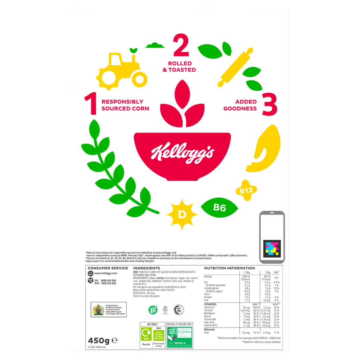 Kellogg’s Corn Flakes 450g