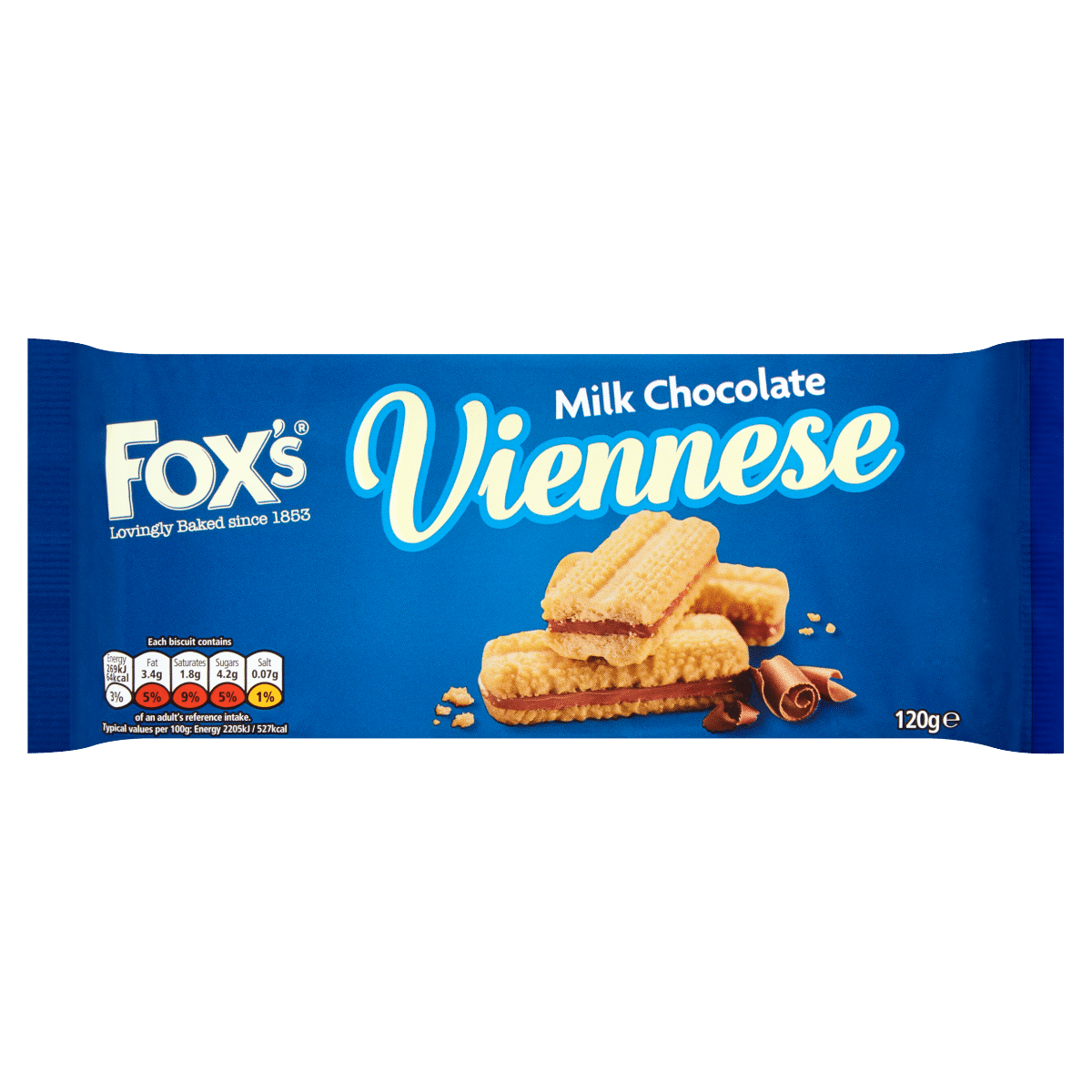 Fox’s Milk Chocolate Viennese 120g