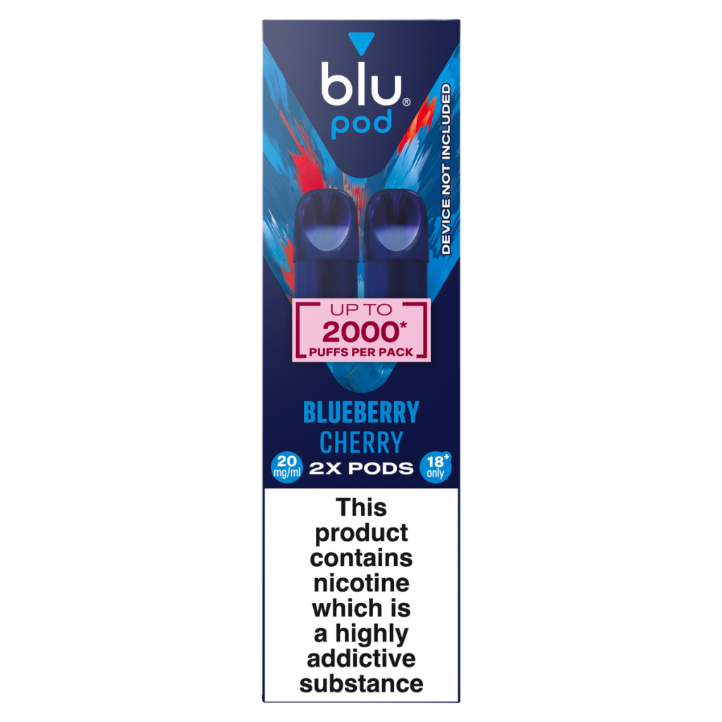 blu pod Blueberry Cherry 20mg/ml 2 x 2ml