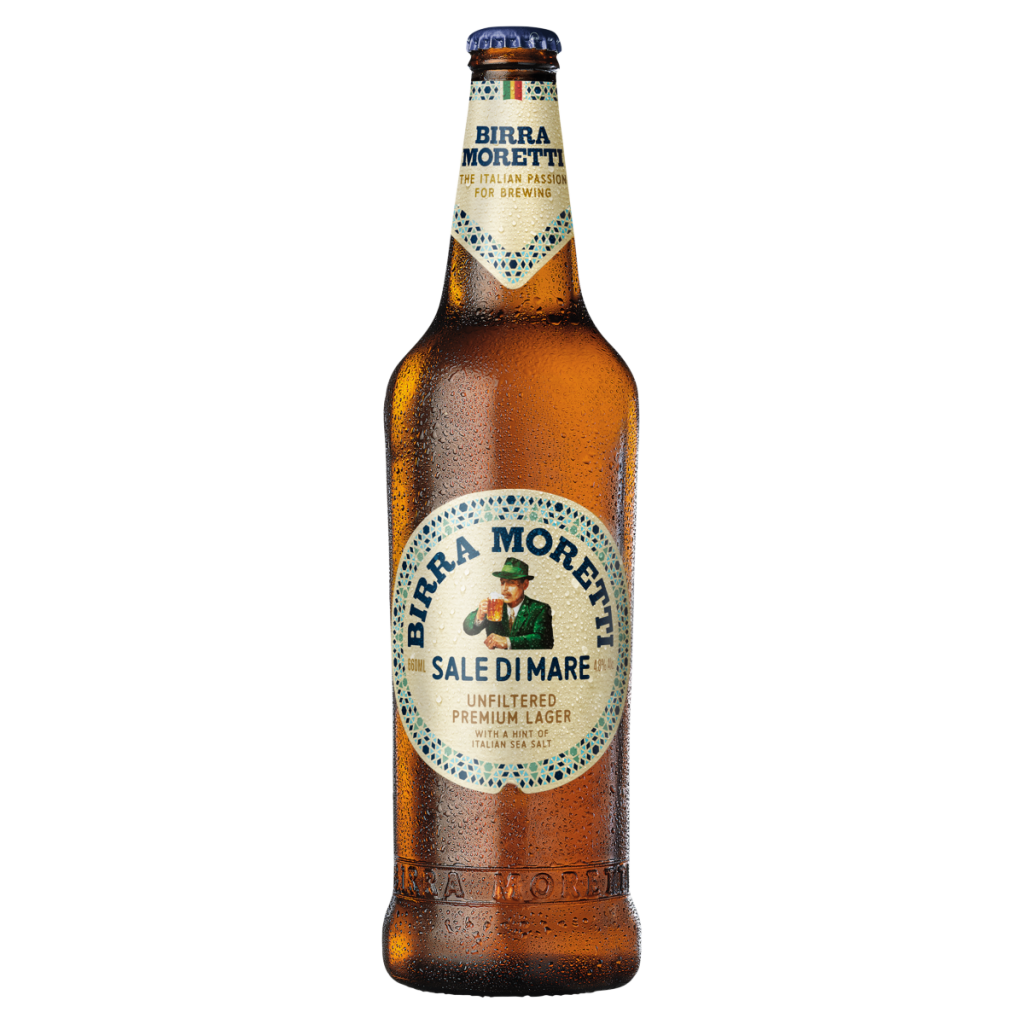 Birra Moretti Sale Di Mare Unfiltered Premium Lager Beer Bottle 660ml