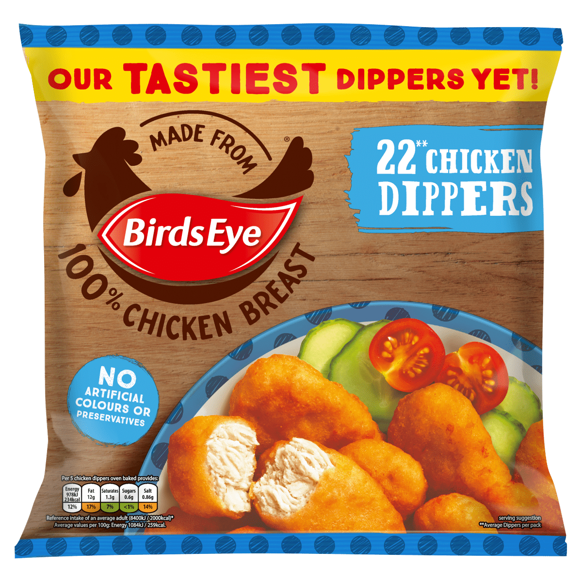 Birds Eye 22 Chicken Dippers 403g