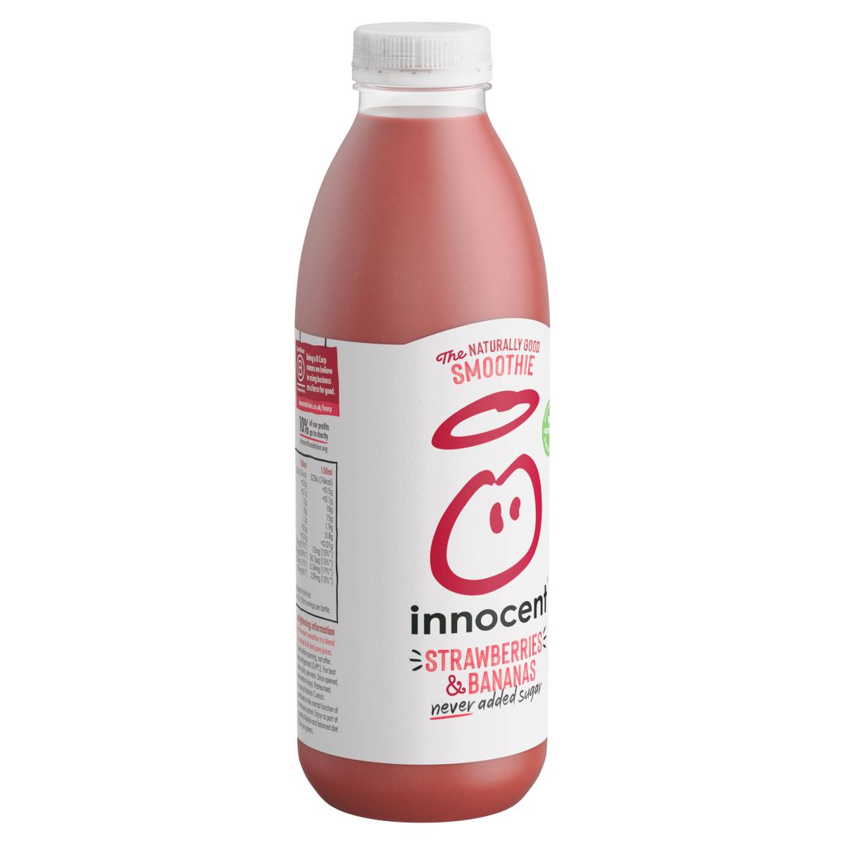 innocent Smoothie Strawberries & Bananas 750ml