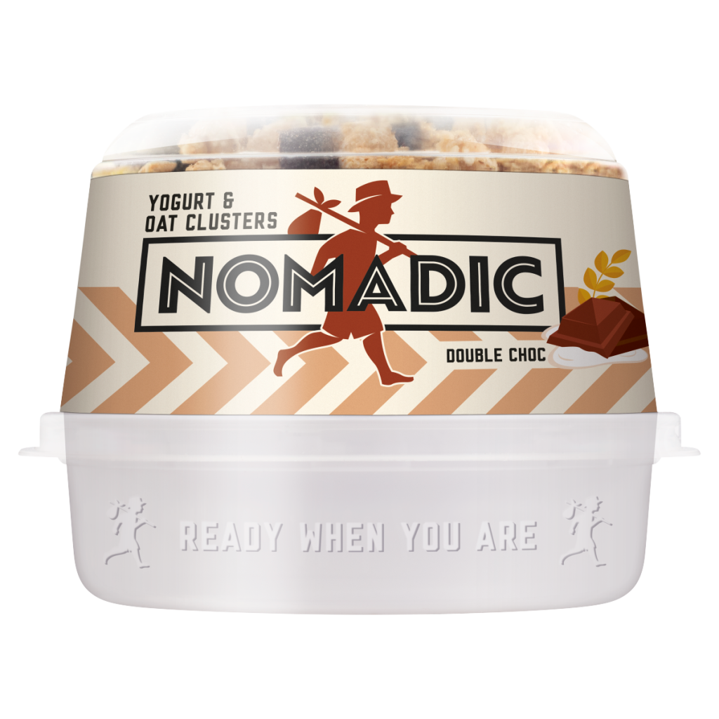 Nomadic Yogurt & Oat Clusters Double Choc 169g