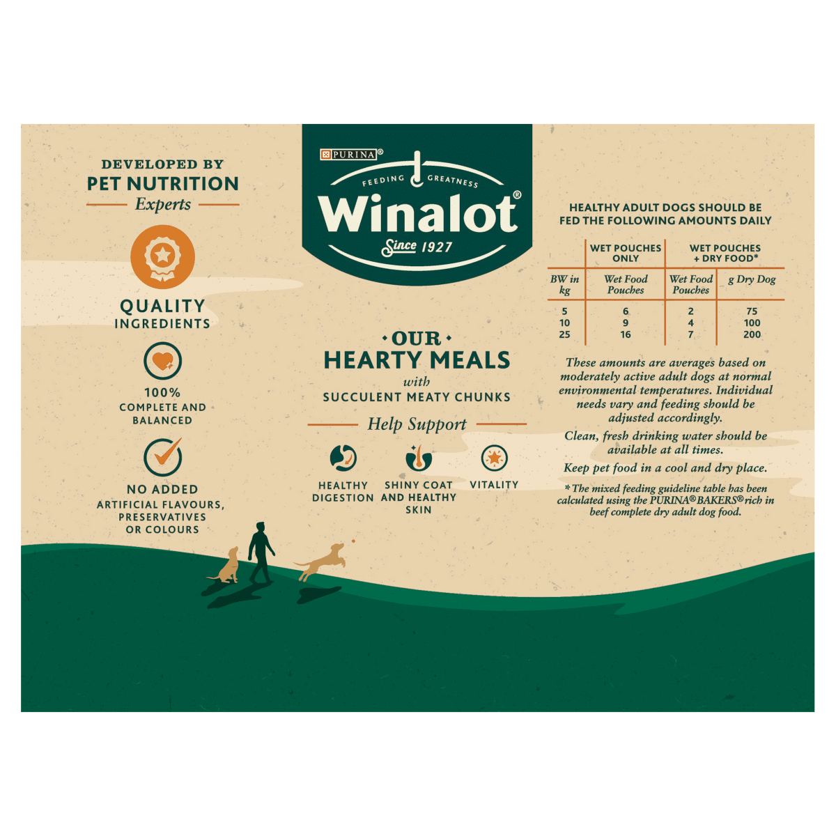 WINALOT Sunday Dinner Pouch Mixed in Gravy 12x100g