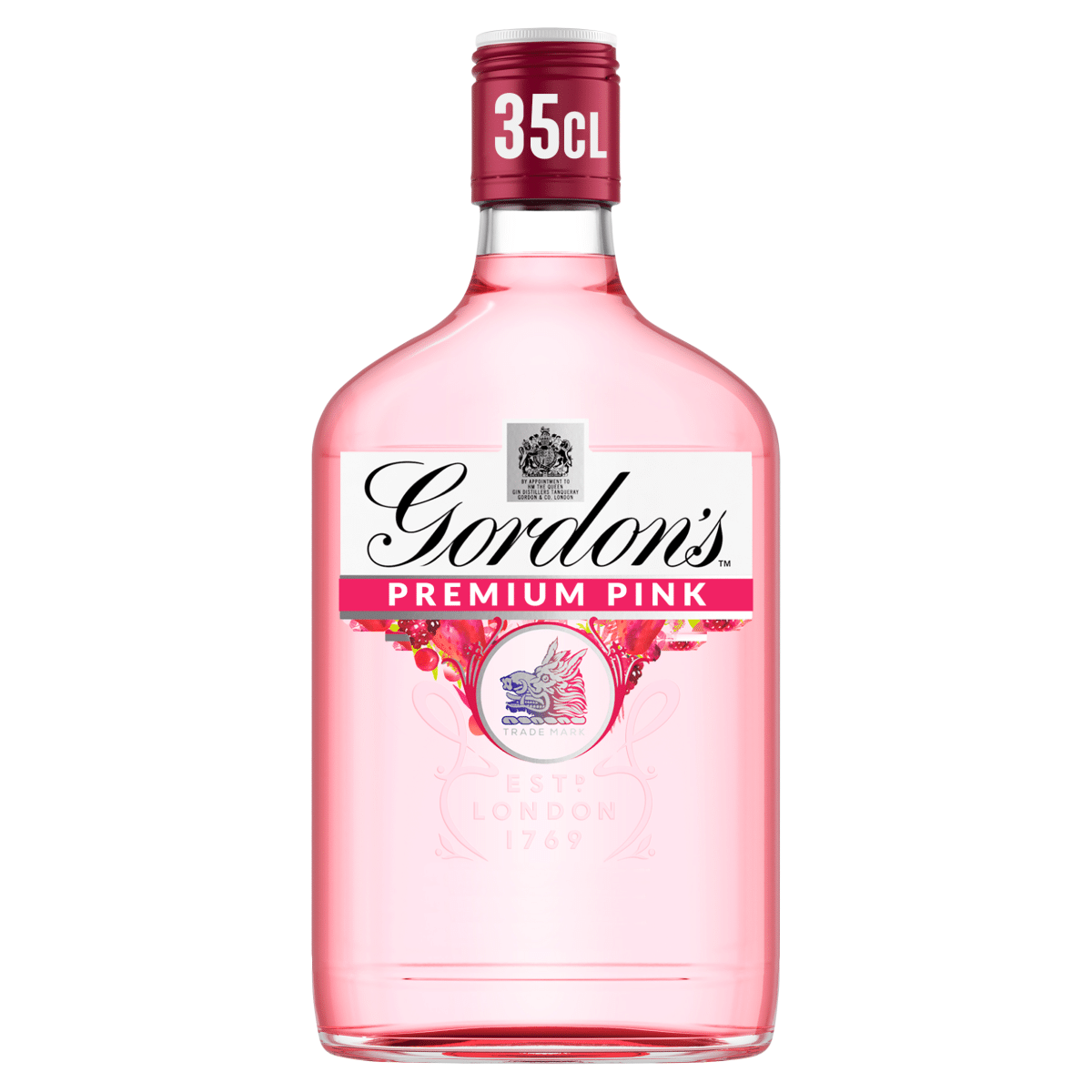 Gordon’s Premium Pink Distilled Flavoured Gin 37.5% vol 35cl Bottle