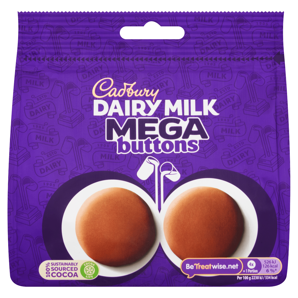 Cadbury Dairy Milk Mega Buttons 192g