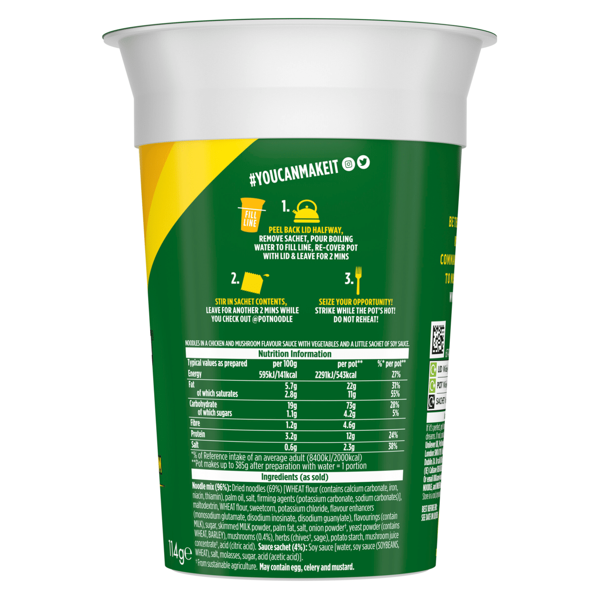 Pot Noodle  King Pot Chicken & Mushroom 114 g