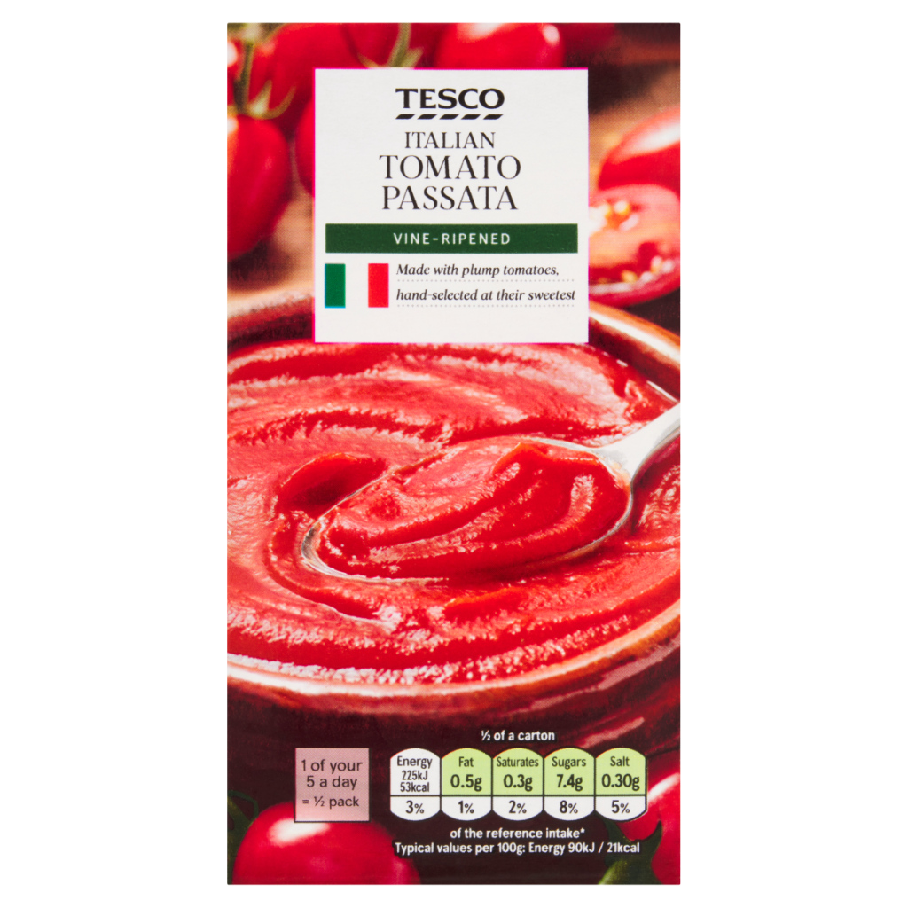 Tesco Italian Tomato Passata 500g