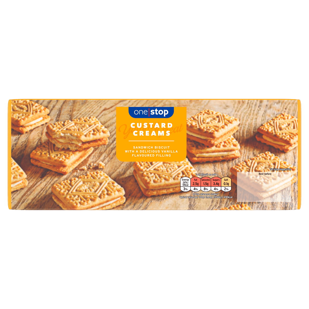 One Stop Custard Creams 400g