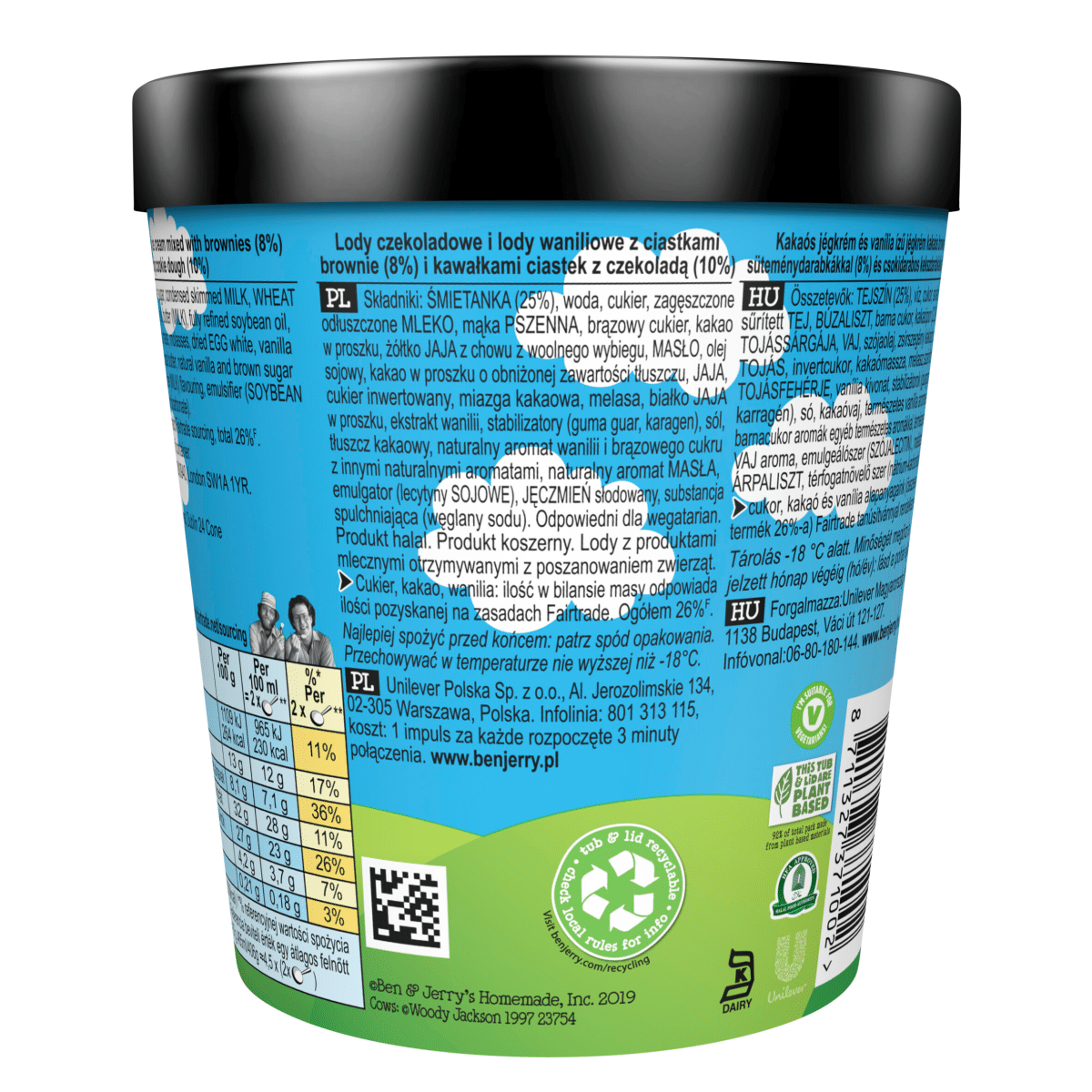 Ben & Jerry’s Half Baked Ice Cream 465 ml