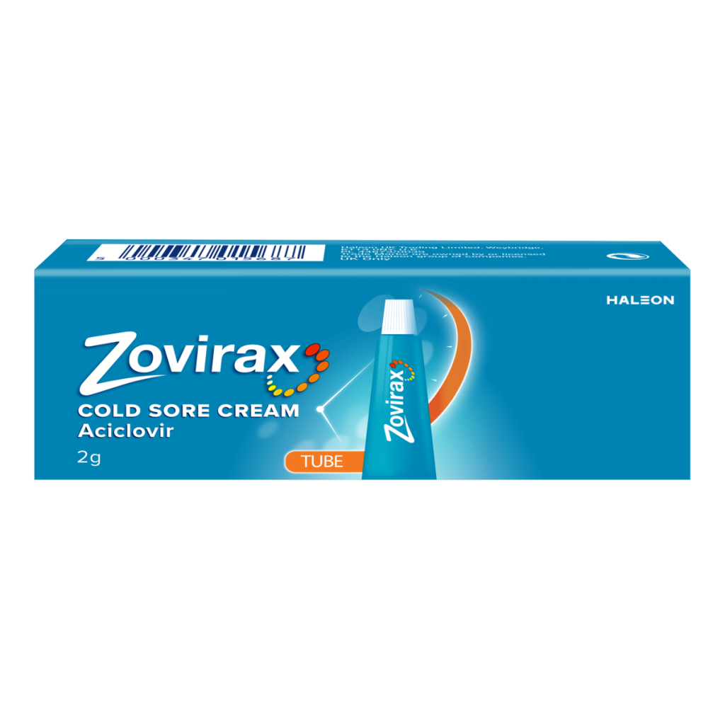 Zovirax Cold Sore Treatment Cream, Tube 2g