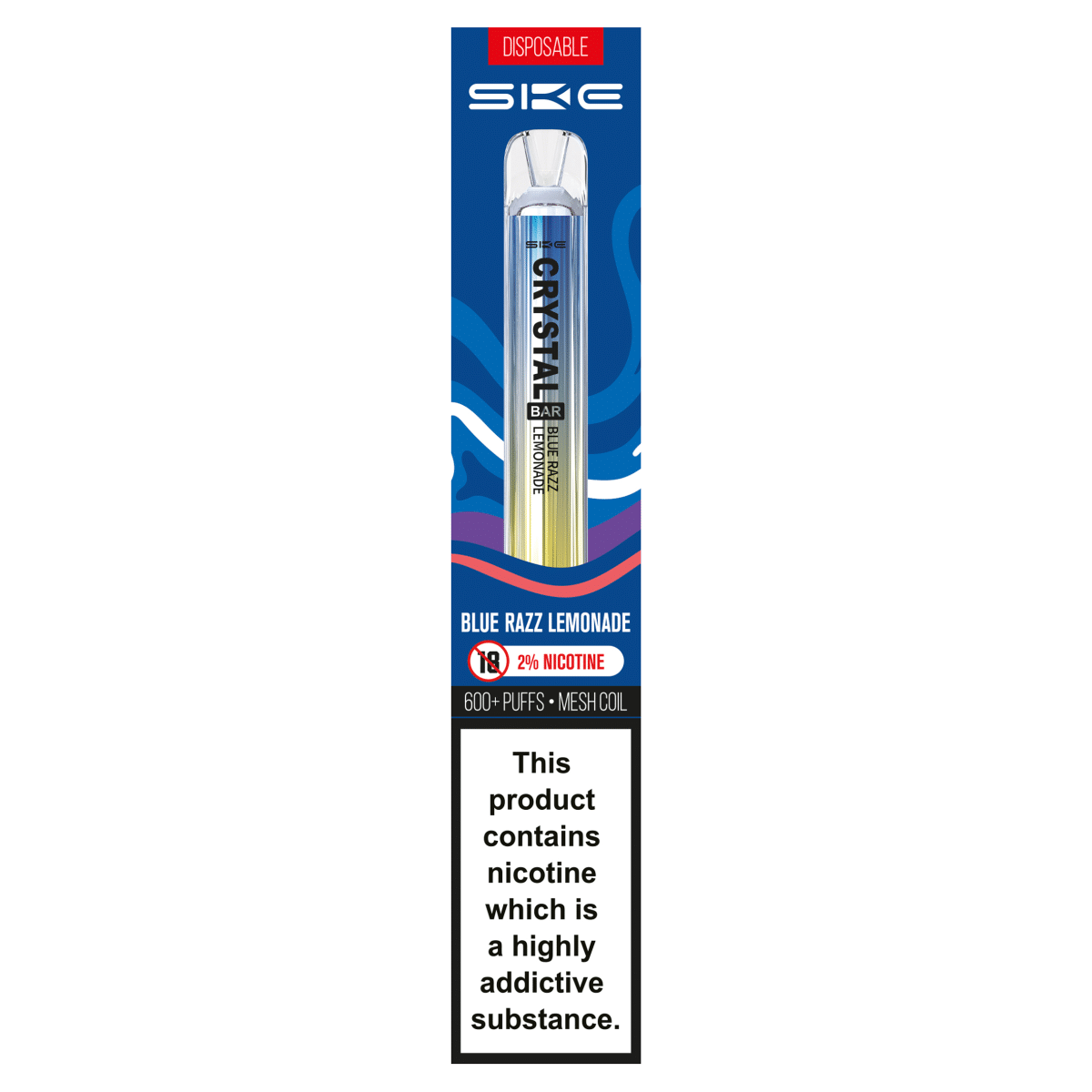 SKE Disposable Crystal Bar Blue Razz Lemonade