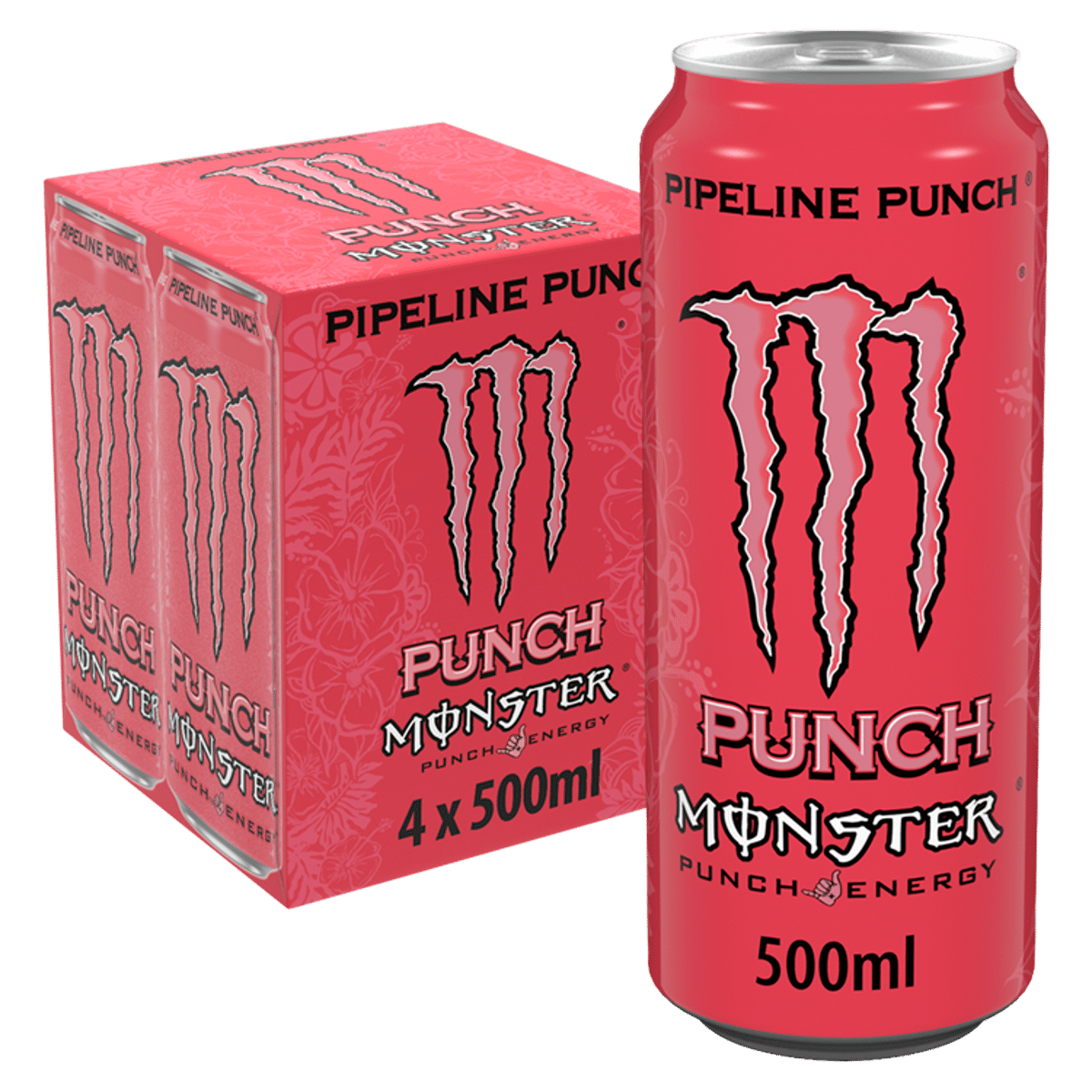 Monster Energy Drink Pipeline Punch 4 x 500ml