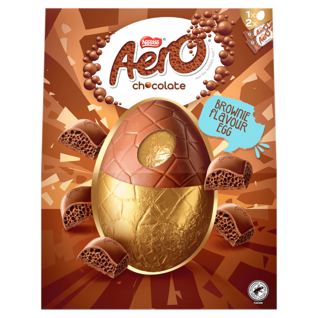 Aero Chocolate Brownie Flavour Egg 222g