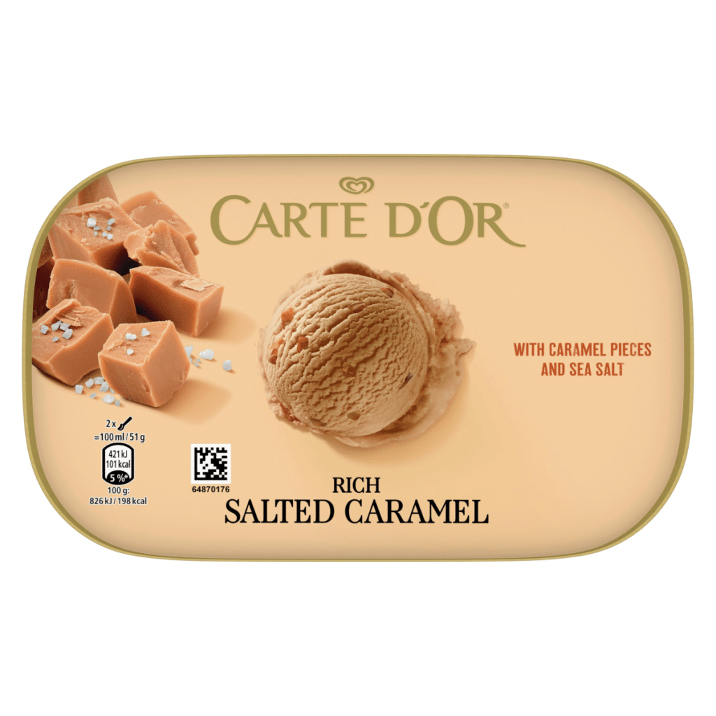 Carte D’or Ice Cream Tub Rich Salted Caramel 900 ml