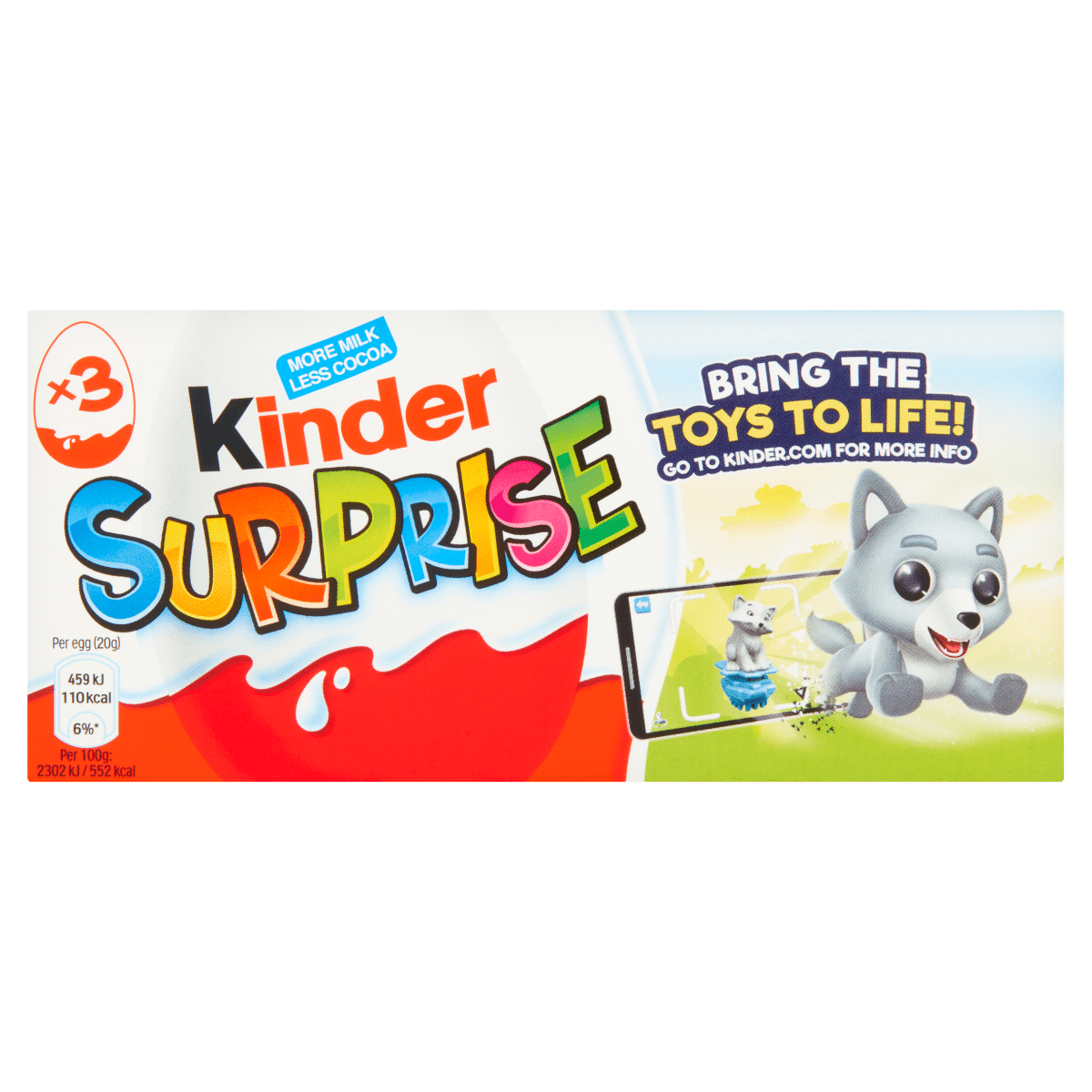 Kinder Surprise Eggs 3 x 20 (60g)