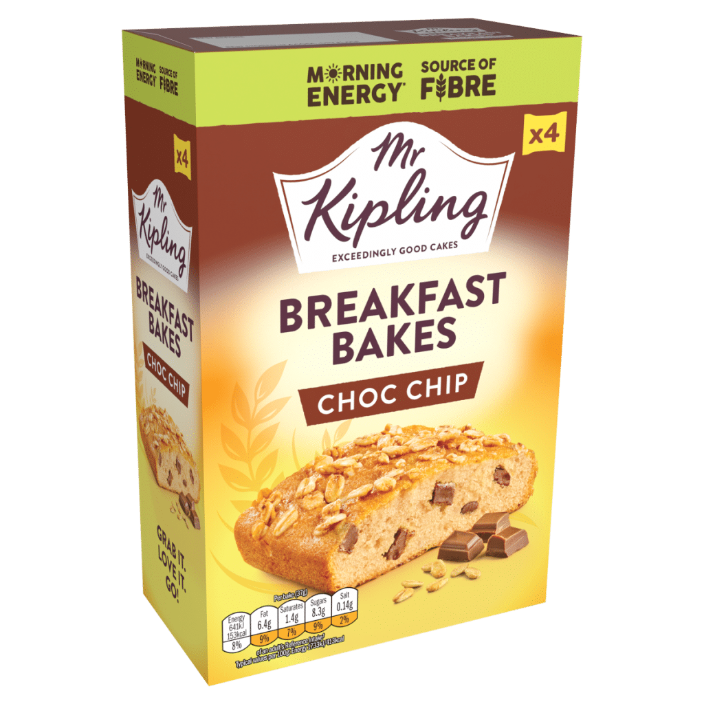 Mr Kipling 4 Breakfast Bakes Choc Chip