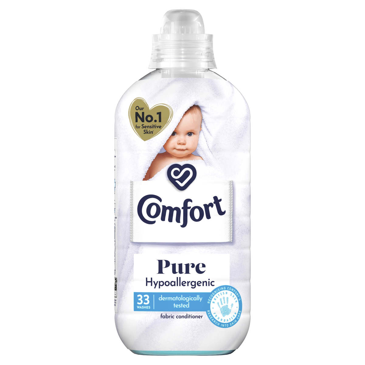 Comfort  Sensitive Fabric Conditioner Pure 33 washes (990 ml)