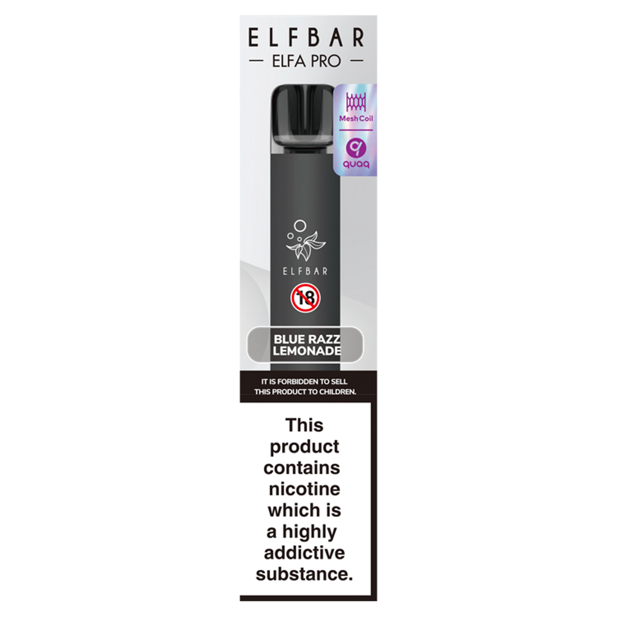 Elfbar Elfa Pro Blue Razz Lemonade Prefilled Pod Kit