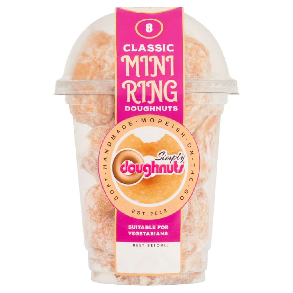 Simply Doughnuts 8 Classic Mini Ring Doughnuts