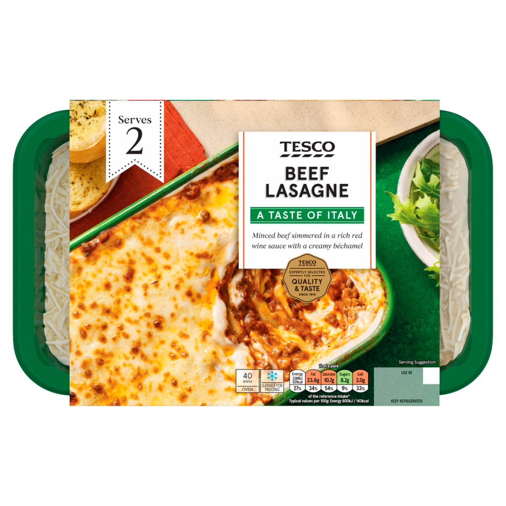 Tesco Beef Lasagne 750g