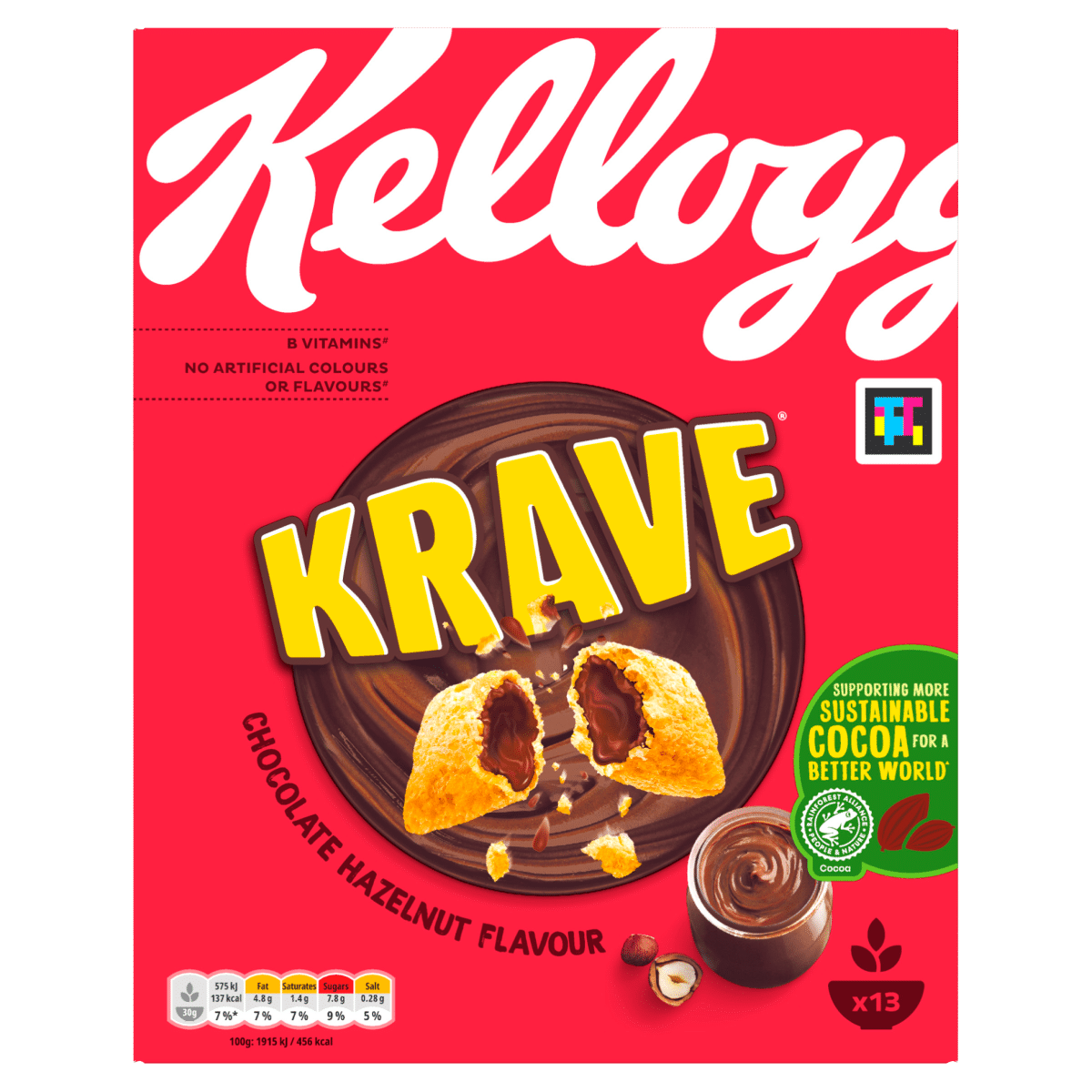Kellogg’s Krave Chocolate Hazelnut Flavour 410g
