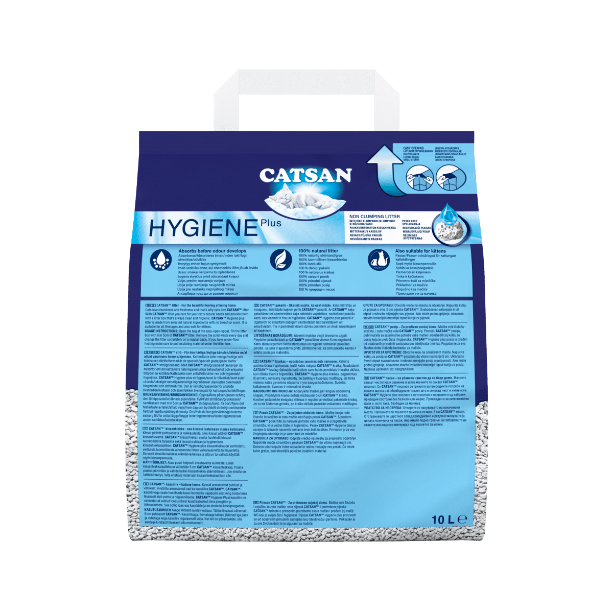 Catsan Hygiene Non-Clumping Odour Control Cat Litter 10L