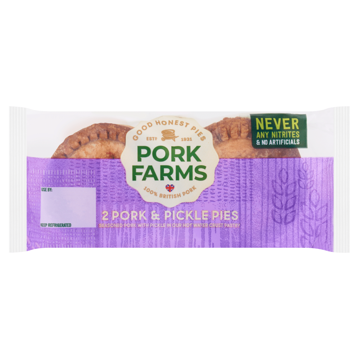 Pork Farms 2 Pork & Pickle Pies 130g