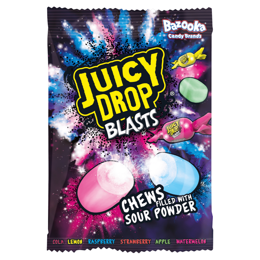 Bazooka Candy Brands Juicy Drop Blasts 140g