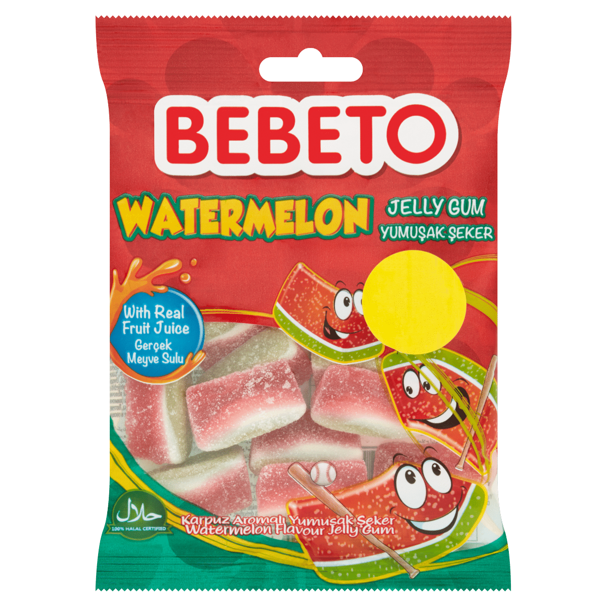 Bebeto Watermelon Jelly Gum 70g