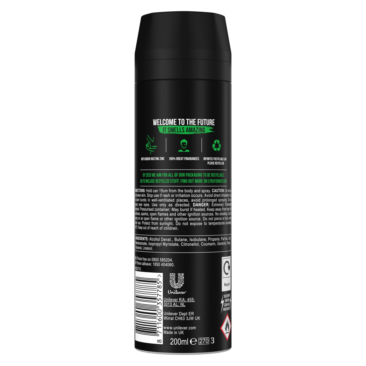 Lynx  Aerosol Bodyspray Africa 200 ml