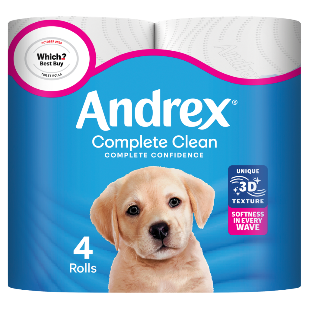 Andrex Complete Clean 4 Rolls