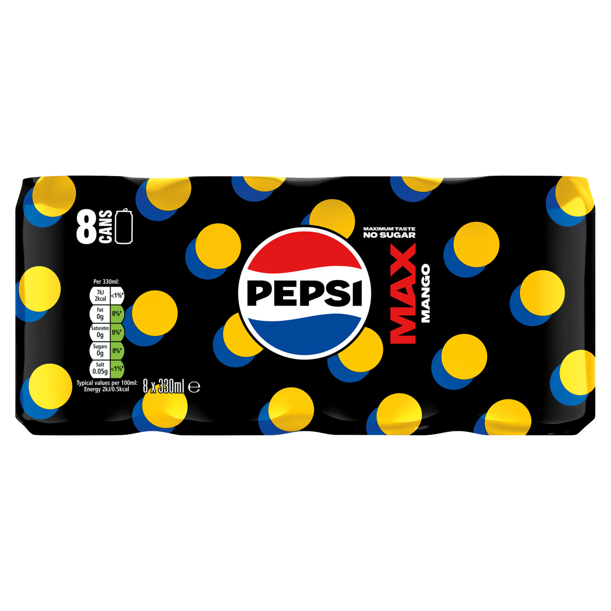 Pepsi Max Mango 8 x 330ml