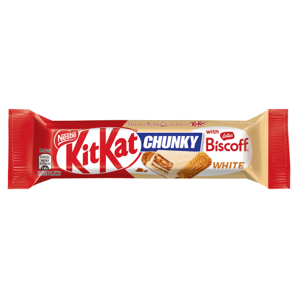 KitKat Chunky with Lotus Biscoff White 42g