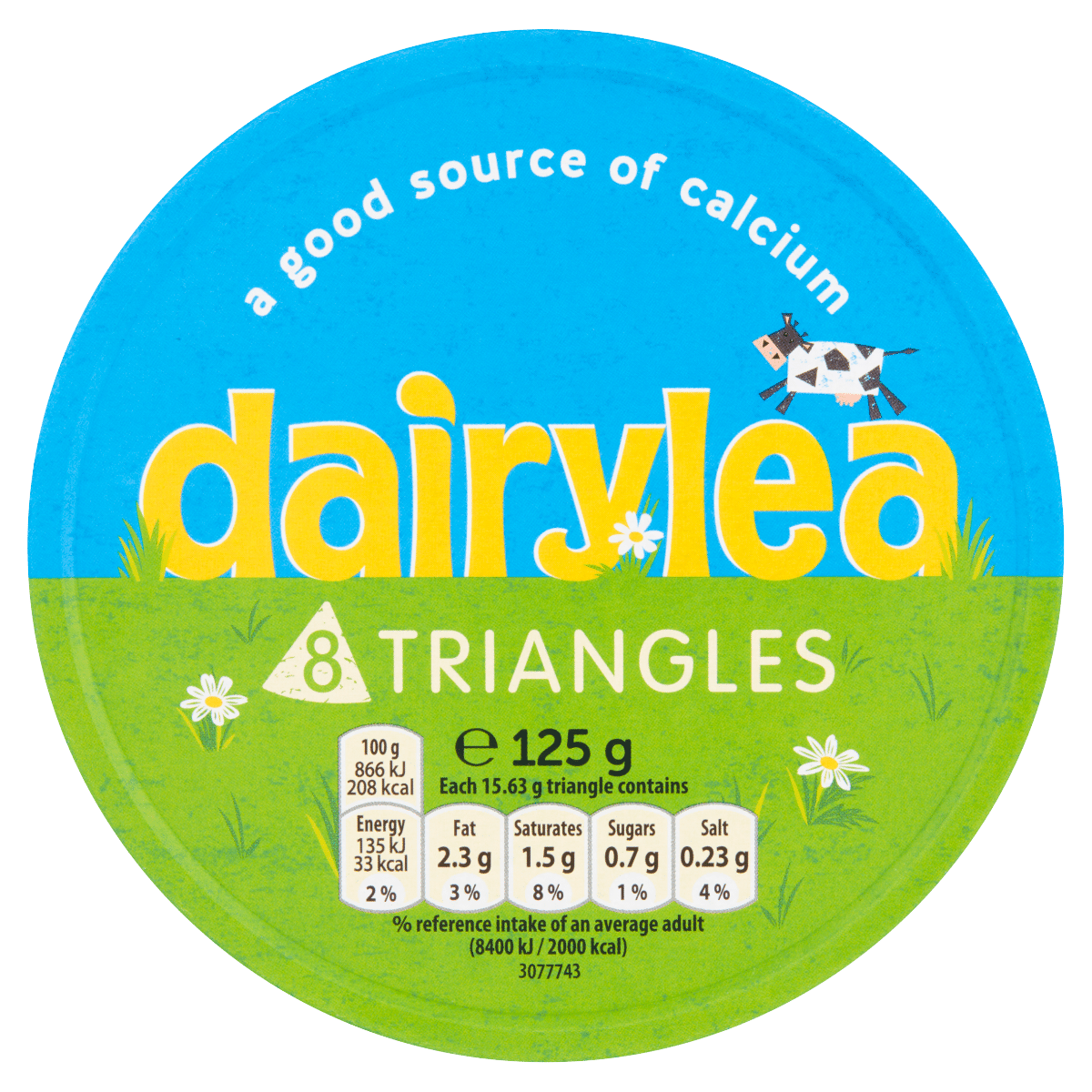 Dairylea Cheese Triangles 8 Pack 125g