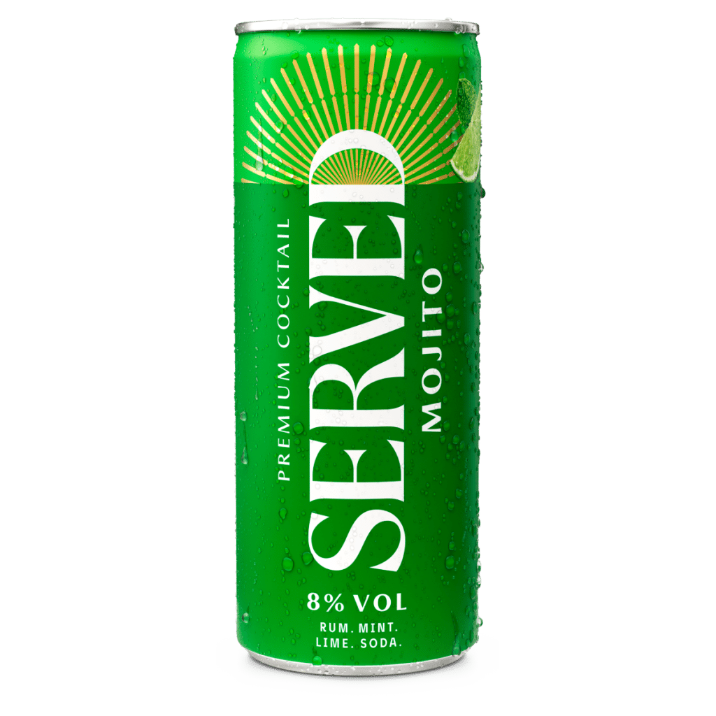 Served Mojito Premium Cocktail 250ml