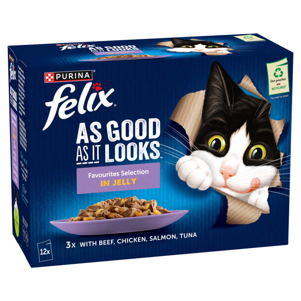 FELIX As Good As it Looks Favourites Selection Wet Cat Food 12x85g