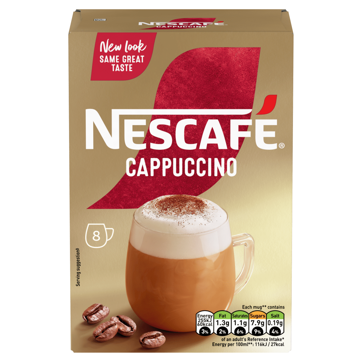 Nescafé Gold Cappuccino 8 x 15.5g (124g)