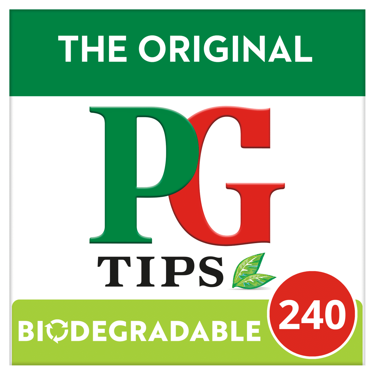 PG Tips 240 Pyramid Tea Bags 696g
