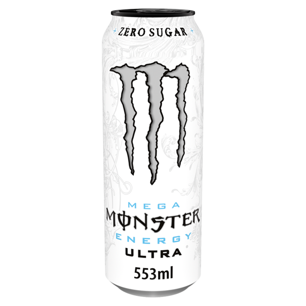 Monster Energy Drink Ultra Zero Sugar 553ml Resealable Can