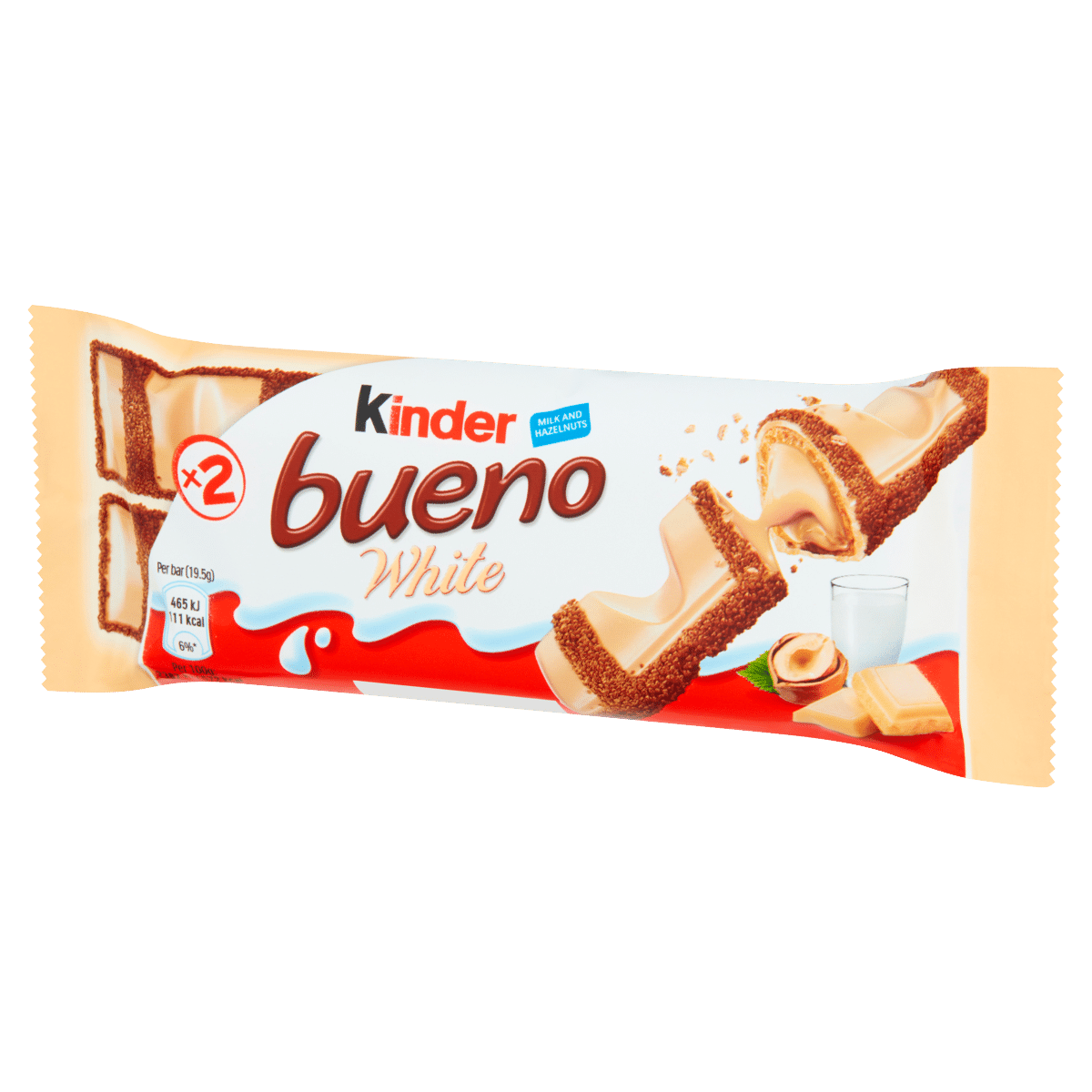 Kinder Bueno White Milk and Hazelnuts 39g