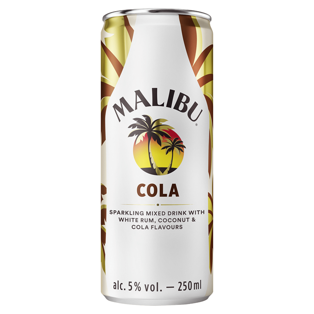 Malibu Cola Sparkling Pre-Mixed Drink 250ml