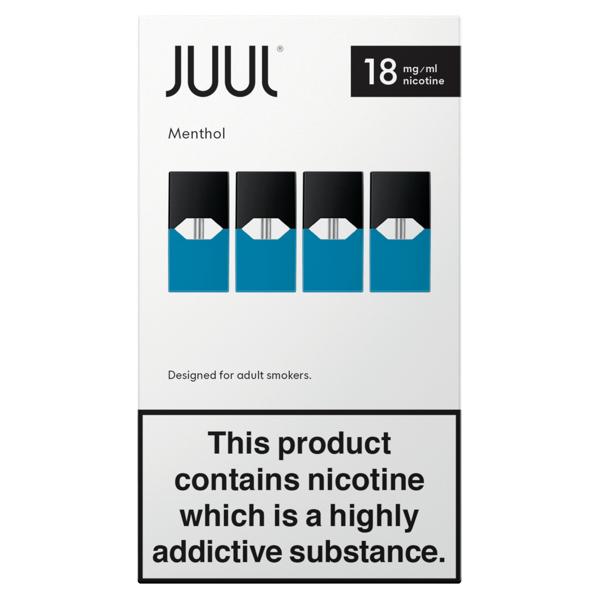 Menthol 18mg/ml JUULpods (Pack of 4)