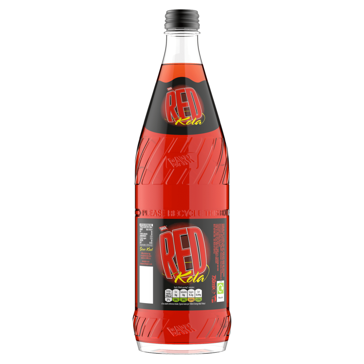 Barr Red Kola 750ml Glass Bottle