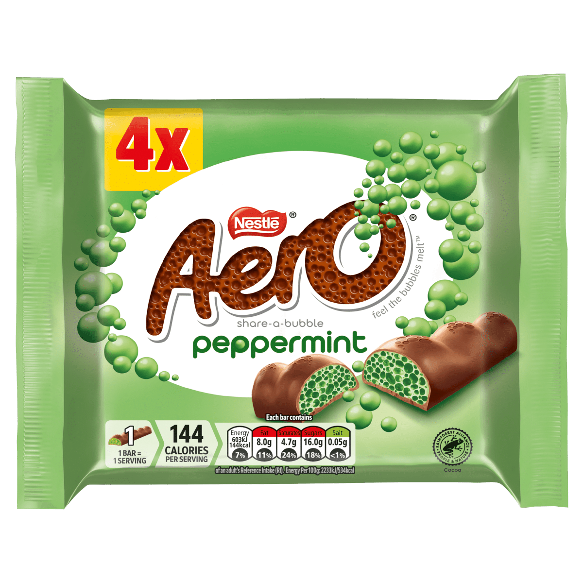 Aero Peppermint Bars 4 x 27g (108g)